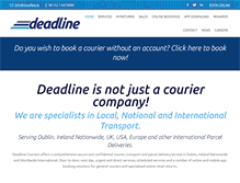 Tablet Screenshot of deadline.ie