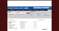 Desktop Screenshot of jobs.deadline.com