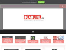Tablet Screenshot of deadline.nl